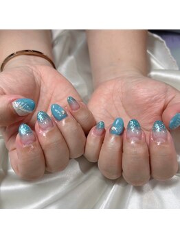 ウィウィ(U'IU'I)/涼しげブルーネイル