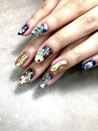和柄ネイル