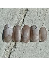 ローザネイル(Rosa Nail)/水彩フラワー