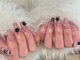 オーズネイル 天神本店(O's Nail)の写真/自爪の形にコンプレックスがある方、爪が小さい方にも◎長さを出すと手全体が美しく見えて印象UP♪