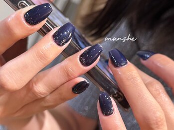 ムンシェ(Munshe)の写真/宇宙ネイル キラキラ