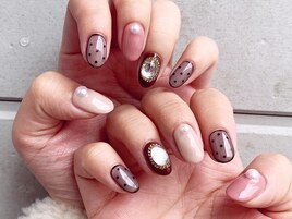 シースルードットネイル