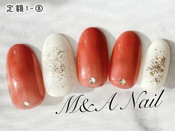 エムアンドエーネイル 横須賀店(M&A NAIL)/Hand ジェル定額1-8