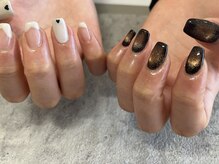 ハレトキネイル(haretoki nail)/アシンメトリー