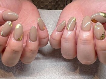 ビューティービースト フォー ネイルアンドアイラッシュ 並木店(beauty:beast)/大人シンプルニュアンス