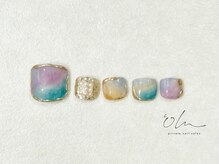 オル('olu)/フットネイル/ニュアンスネイル