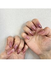 レア(le'a)/ニュアンスフラワーネイル