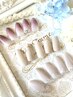 シンプルデザインネイル！オフ込み！オフィスネイルにもおすすめ！