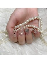 ネイルアンドアイラッシュスタジオ シュシュ(chouchou)/ｅｎｏｉマグハートホロリボン