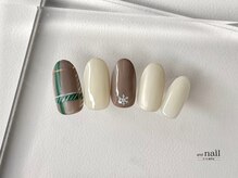 アンドラッシュ アンドネイル 本郷三丁目駅前店(and lash/and nail)/シンプル全体アート/べーシック
