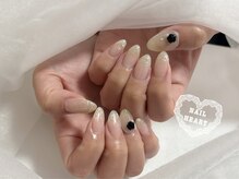 ネイルハート(Nail HEART)/black rose