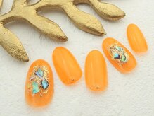 ネイルズガッシュ 蒲田東口店(NAILsGUSH)/＊シアーオレンジ＊