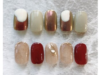 ネイルサロン ティフィン(tiffin)/~1月monthly design~