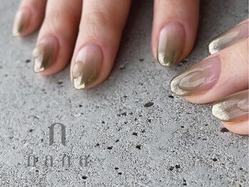 ナナ 白金高輪(nana)/ゴールド しずくネイル