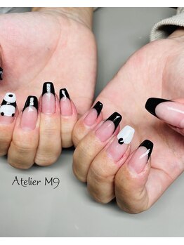 ホームサロンアトリエ エムナイン(Home Salon Atelier M9)/動物フレンチネイル