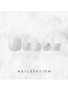 ネイルステーション ルミネ新宿1店(NAIL STATION)/キラキラネイル／パラジェル