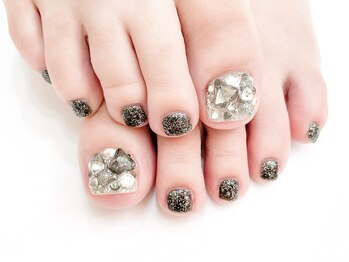 ネイルコレクション ベビーピンク(Baby Pink)/フット★親ストーン＋甘皮ケア