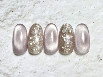 アヤ(AYA)/パープルマグ×シェルネイル