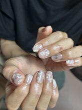 テソロネイル(TESORO nail)/花柄ネイル