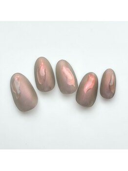 アルセア 上野御徒町店(Alcea)/マット　秋　ミラーネイル