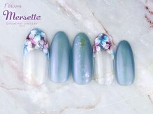 f'bloom Mersette［パラジェル/フィルイン］/定額トレンド 紫陽花フレンチ