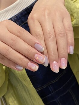 ネイルズ ララ(nails Lala)/クリアデザイン。