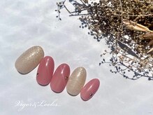 ヴィガー アンド ルックス 白金 目黒(Vigor&Looks)/シンプル　ピンク　ラメ