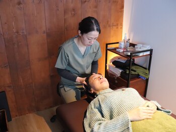 向ヶ丘遊園ふくぎ鍼灸接骨院/上半身整体+ドライヘッドスパ