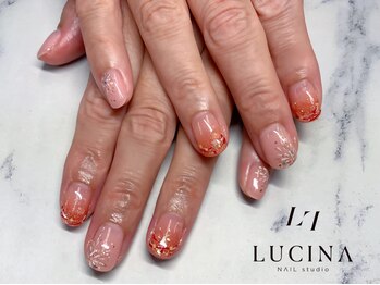 ネイルスタジオ ルキナ(LUCINA)/H-796大人花火×ヨーヨーネイル