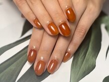 ボタネイル 近鉄八尾駅前店(BOTA NAIL)/こっくりワンカラー/テラコッタ