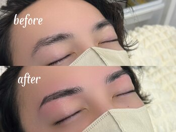 エムズアイブロウ 大和西大寺(M’sアイブロウ)/メンズハリウッドブロウリフト