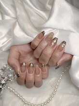 ビビ(ViVi)/ラメフレンチネイル