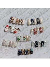 クリスマスネイル