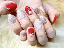 【パラジェル】ニットネイル