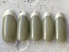 バイカラーフレンチ ¥9000