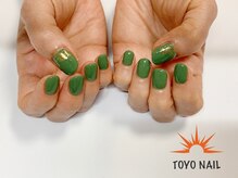 トヨネイル(TOYO NAIL)/グリーンワンカラー☆
