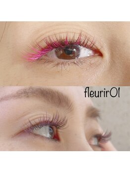 フルーリールワン(fleurir01)の写真/【カラー豊富にご用意☆】抜け感&透明感UPでおしゃれな目元に仕上げます♪いつもと違った印象に◎