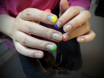 ヒミツキチ 恵比寿店(himitsukichi)/カラフルブロッキング