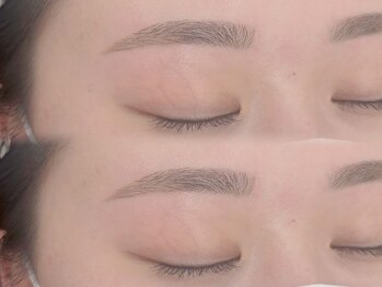 リル バイ フラッグ 姪浜店(Lill by Flag)の写真/《眉毛のお悩み改善》眉の形で顔の雰囲気を変えて一気に垢抜け顔◇お顔に合わせて細かくスタイリング♪