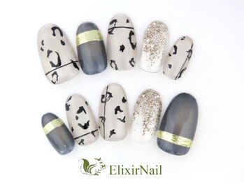エリクサーネイル 西武新宿(Elixir Nail)/定額a  シンプル/クーポン使用