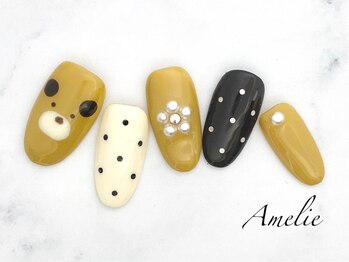 アメリ(Amelie)/ワンカラー/ドット/花