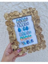 クリーム(CREAM)/blueネイル