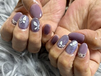 爪のいろは/ワンカラー＋追加アート