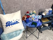 ブルー(blue.)の雰囲気（サロン名の通り、blueをモチーフとした明るい店内☆☆☆）