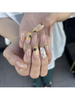 トータルサロン 白べぇーっ プラス/夏ネイル