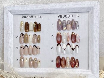 ピノ(PINO)の写真/毎月変わる大人可愛い定額ネイルが豊富!ハイレベルなデザインで一歩先を行くおしゃれネイル★カラー変更可