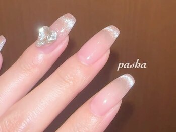 パシャ(Pasha)の写真/長さだしができるサロンで叶える、トレンドデザインと理想の形を手に☆