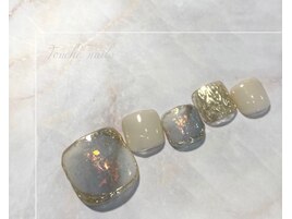 大理石フットネイル