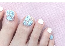 ネイルパキラ(nail pachira)/クリア感たっぷりフラワーアート