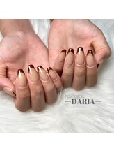 ダリア(Daria)/☆秋フレンチ☆ブラウンネイル